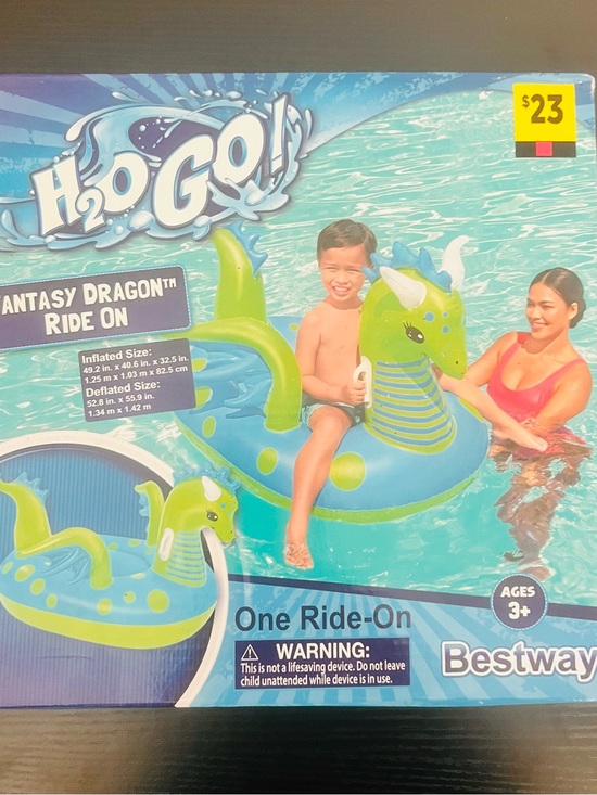 H2Go Other - H2O Go! Green Fantasy Dragon Ride-On FLOATY 🐝